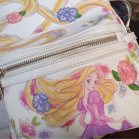 Danielle Nicole Disney Tangled Rapunzel Flow Hair mini backpack. - Picture 10 of 13